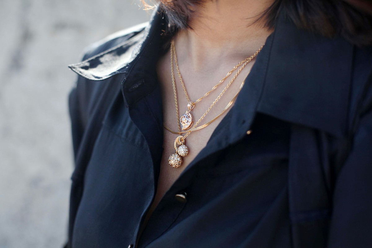 Layered necklaces trend